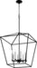 Quorum Home Quorum - 604-8-69 - Eight Light Entry Pendant - Textured Black