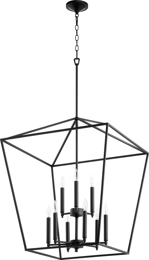 Quorum Home Quorum - 604-9-69 - Nine Light Entry Pendant - Textured Black