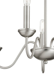 Quorum Home Quorum - 6040-5-65 - Five Light Chandelier - Satin Nickel