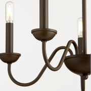 Quorum Home Quorum - 6040-5-86 - Five Light Chandelier - Oiled Bronze