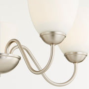 Quorum Home Quorum - 6041-5-65 - Five Light Chandelier - Satin Nickel