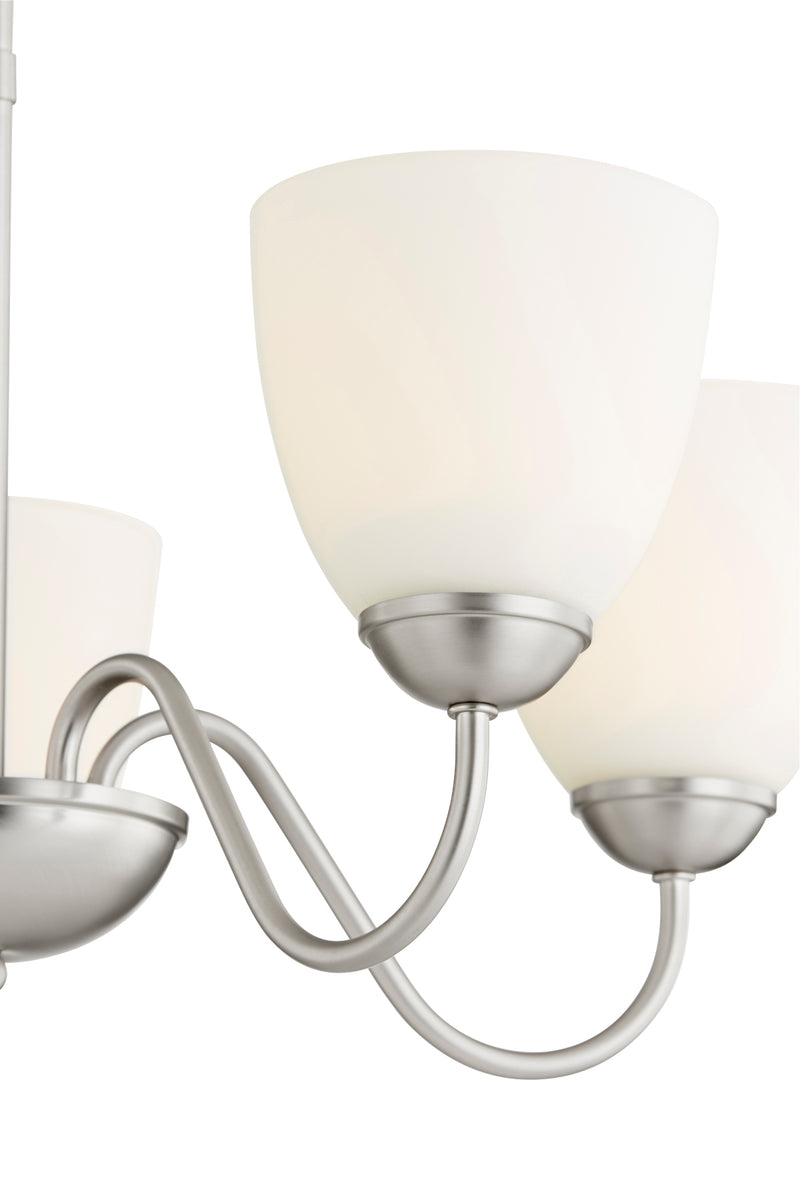 Quorum Home Quorum - 6041-5-65 - Five Light Chandelier - Satin Nickel