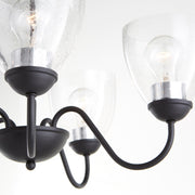 Quorum Home Quorum - 6041-5-69 - Five Light Chandelier - Textured Black