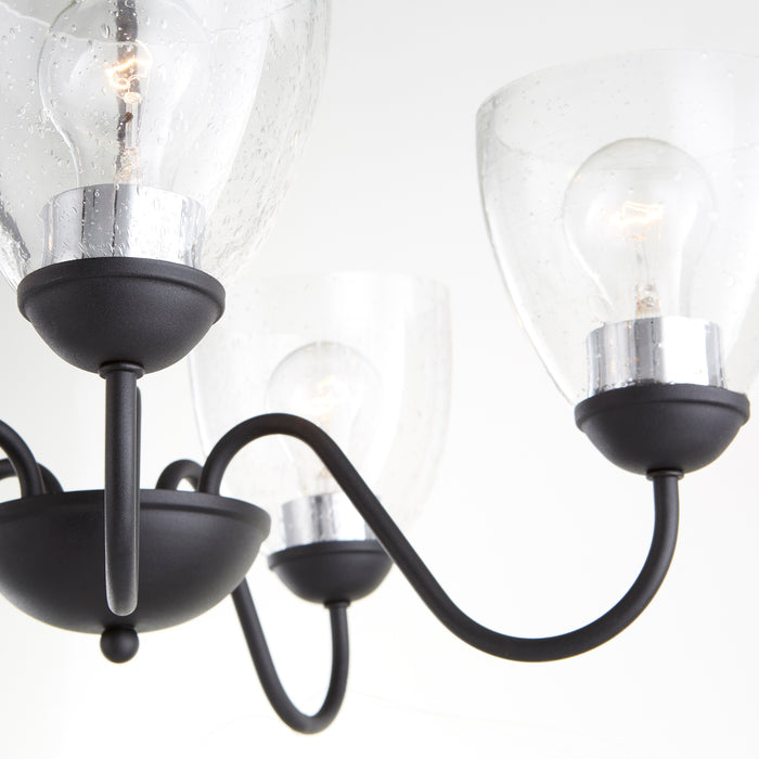 Quorum Home Quorum - 6041-5-69 - Five Light Chandelier - Textured Black