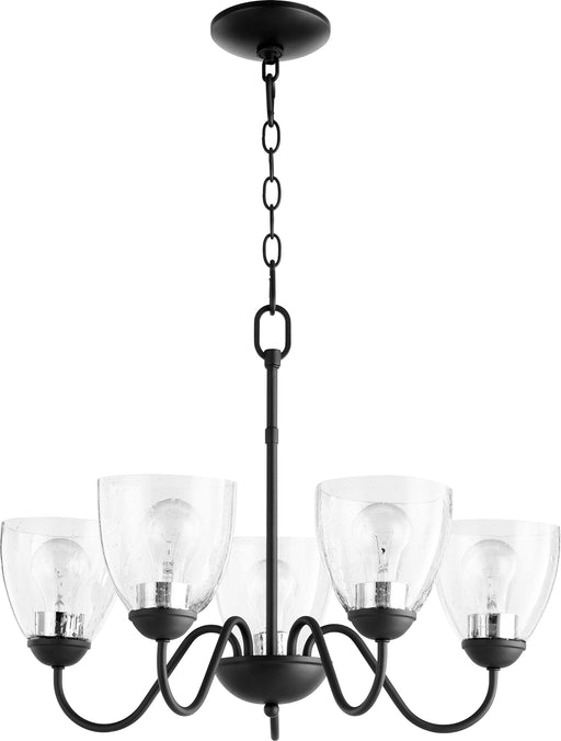 Quorum Home Quorum - 6041-5-69 - Five Light Chandelier - Textured Black