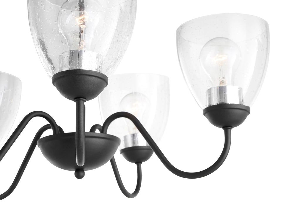 Quorum Home Quorum - 6041-5-69 - Five Light Chandelier - Textured Black