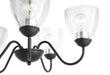 Quorum Home Quorum - 6041-5-69 - Five Light Chandelier - Textured Black