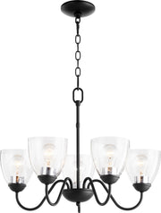 Quorum Home Quorum - 6041-5-69 - Five Light Chandelier - Textured Black