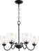 Quorum Home Quorum - 6041-5-69 - Five Light Chandelier - Textured Black