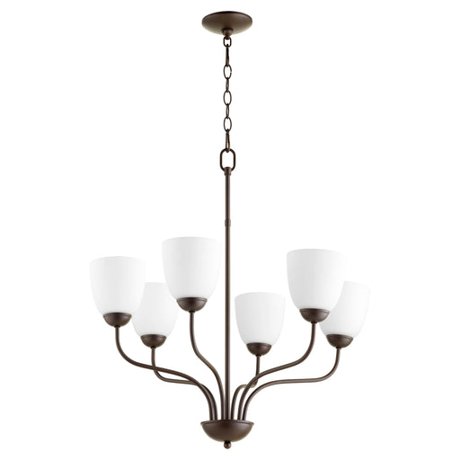 Quorum Home Quorum - 6041-6-86 - Six Light Chandelier - Oiled Bronze