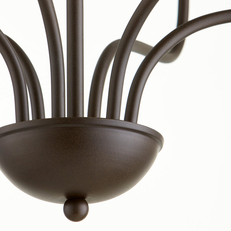 Quorum Home Quorum - 6041-6-86 - Six Light Chandelier - Oiled Bronze