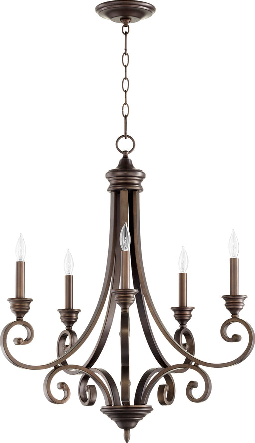 Quorum Home Quorum - 6054-5-86 - Five Light Chandelier - Oiled Bronze