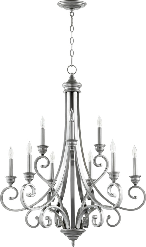 Quorum Home Quorum - 6054-9-64 - Nine Light Chandelier - Classic Nickel