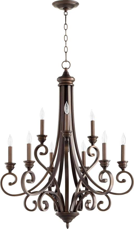 Quorum Home Quorum - 6054-9-86 - Nine Light Chandelier - Oiled Bronze