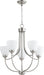 Quorum Home Quorum - 6059-5-65 - Five Light Chandelier - Satin Nickel