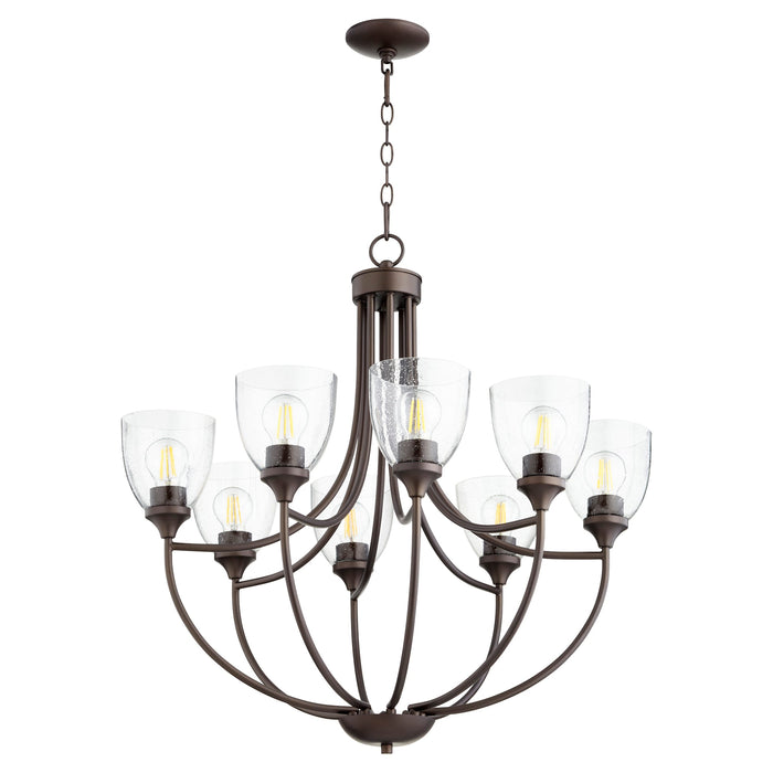 Enclave Clr/Sd Chandelier - Oiled Bronze