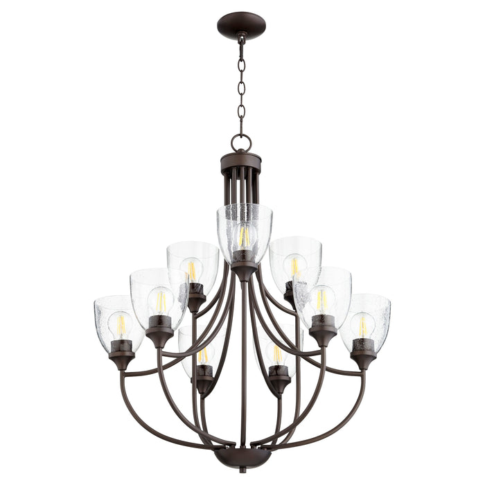 Enclave Clr/Sd Chandelier - Oiled Bronze