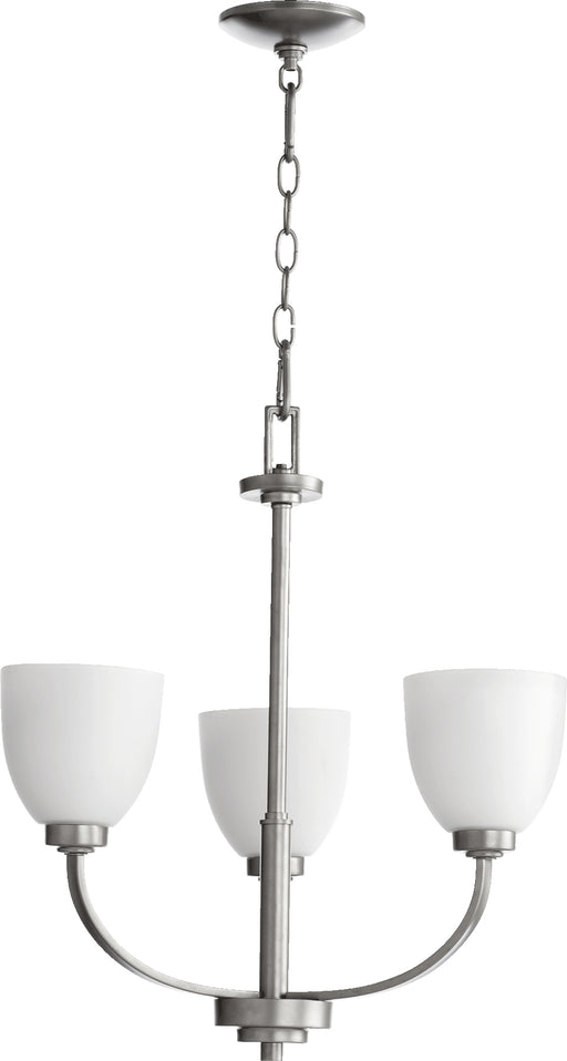 Quorum Home Quorum - 6060-3-64 - Three Light Chandelier - Classic Nickel