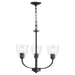 Quorum Home Quorum - 6060-3-69 - Three Light Chandelier - Textured Black