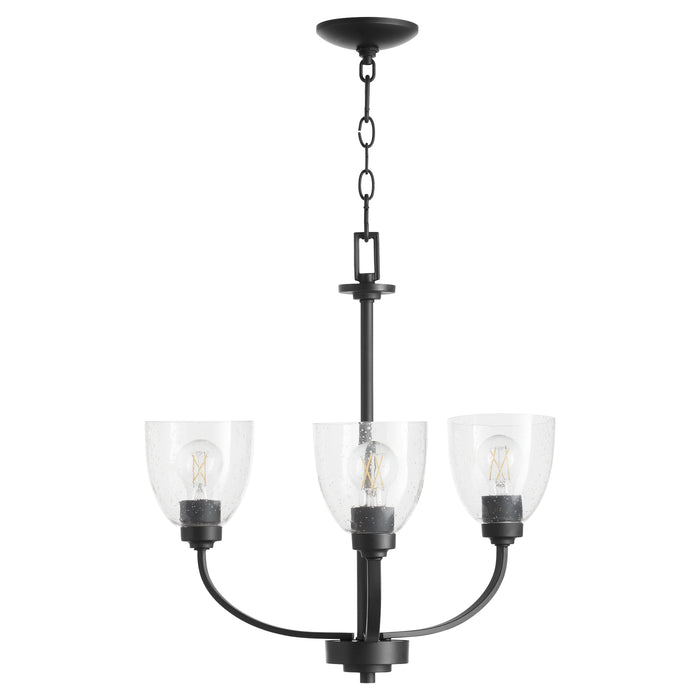 Quorum Home Quorum - 6060-3-69 - Three Light Chandelier - Textured Black