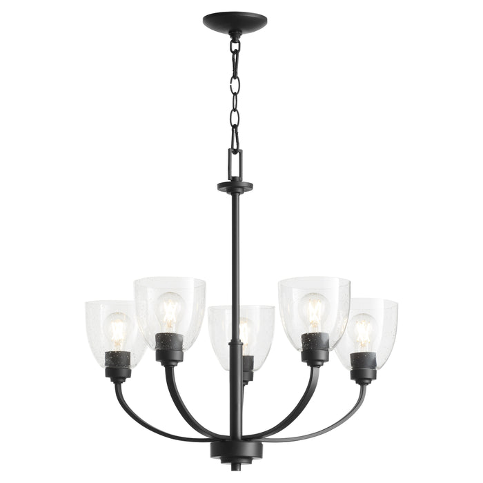 Quorum Home Quorum - 6060-5-69 - Five Light Chandelier - Textured Black
