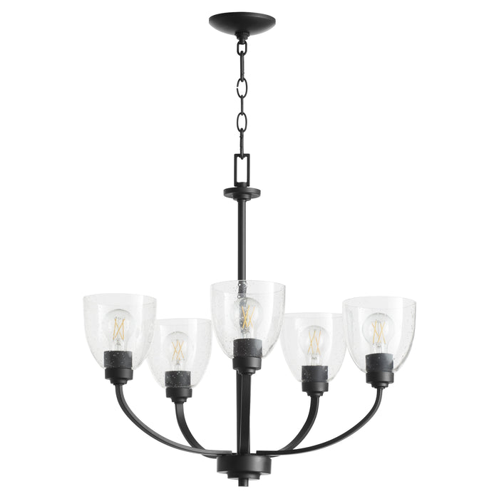 Quorum Home Quorum - 6060-5-69 - Five Light Chandelier - Textured Black