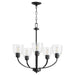 Quorum Home Quorum - 6060-5-69 - Five Light Chandelier - Textured Black