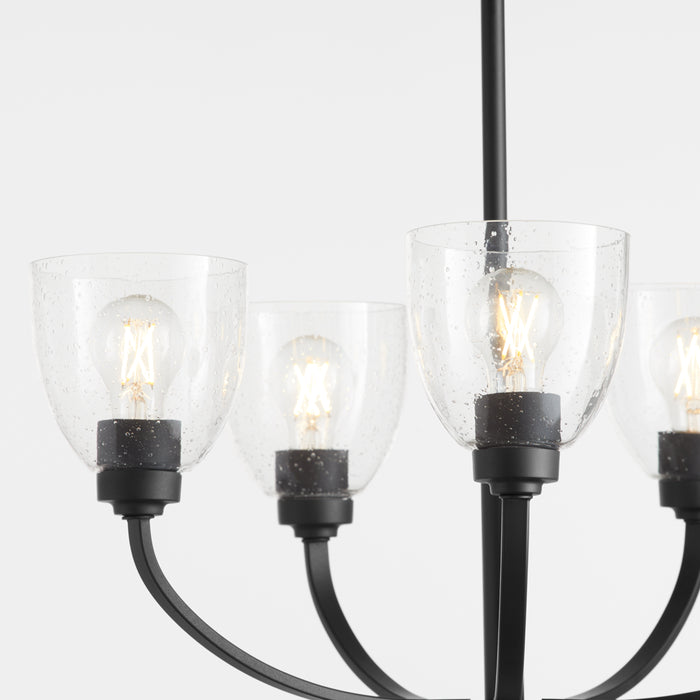 Quorum Home Quorum - 6060-5-69 - Five Light Chandelier - Textured Black