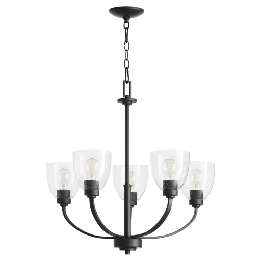 Quorum Home Quorum - 6060-5-69 - Five Light Chandelier - Textured Black