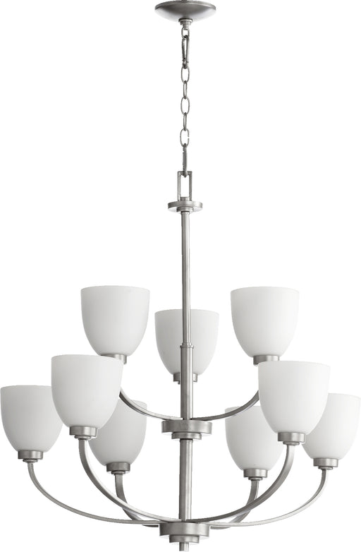 Quorum Home Quorum - 6060-9-64 - Nine Light Chandelier - Classic Nickel