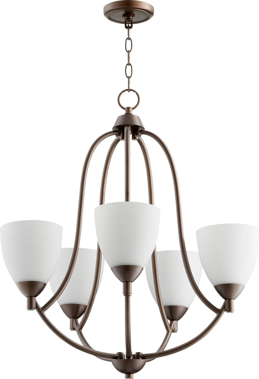 Quorum Home Quorum - 6069-5-86 - Five Light Chandelier - Oiled Bronze