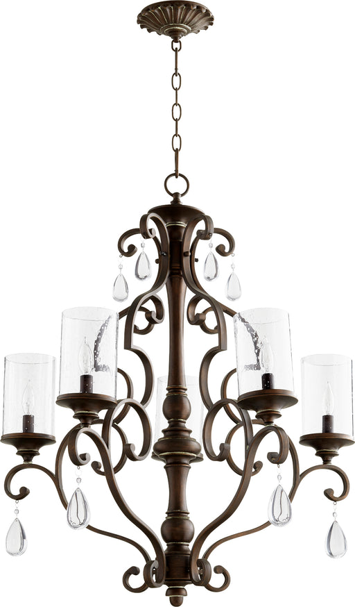 Quorum Home Quorum - 6073-5-39 - Five Light Chandelier - Vintage Copper