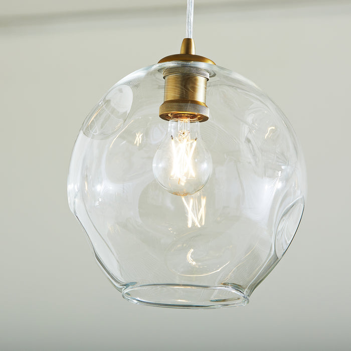 Quorum Home Quorum - 61-80 - One Light Pendant - Aged Brass