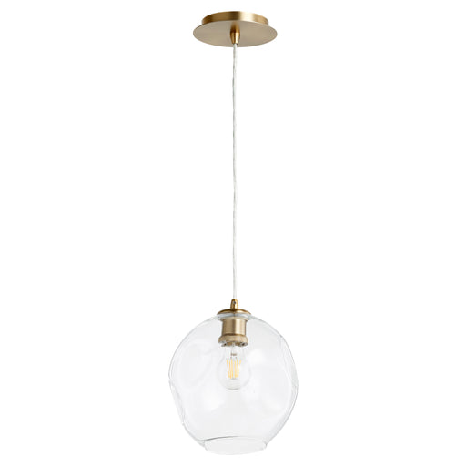 Quorum Home Quorum - 61-80 - One Light Pendant - Aged Brass