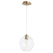 Quorum Home Quorum - 61-80 - One Light Pendant - Aged Brass