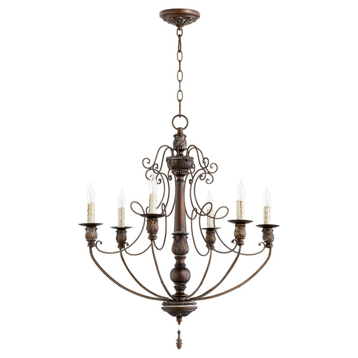 Quorum Home Quorum - 6106-6-39 - Six Light Chandelier - Vintage Copper