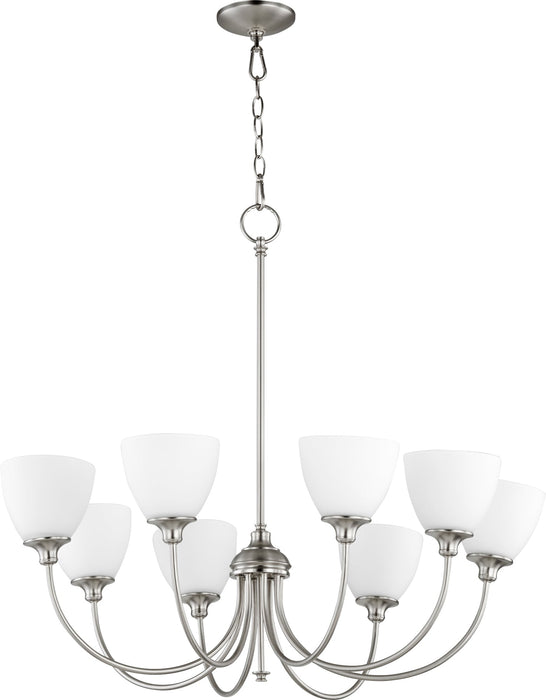 Celeste 8 Light Chandelier - Satin Nickel