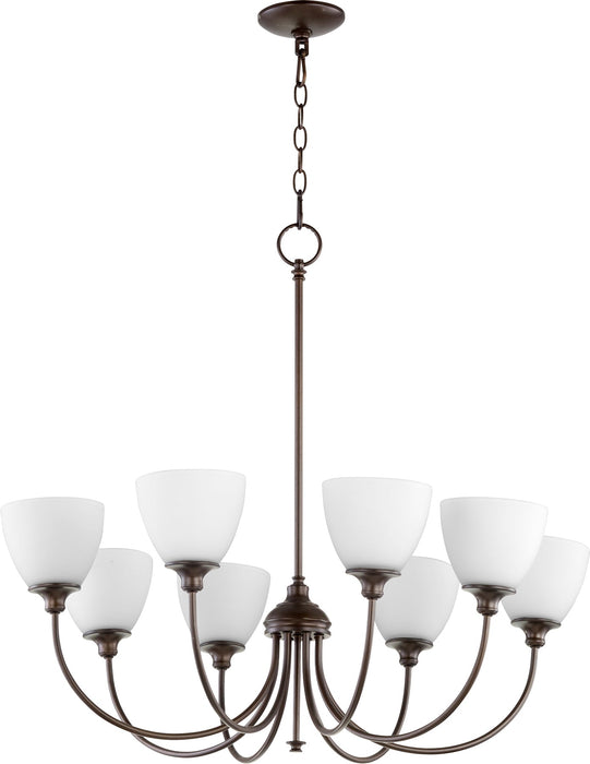 Celeste 8 Light Chandelier - Oiled Bronze