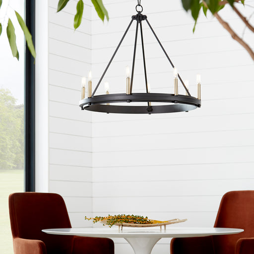 Quorum Home Quorum - 611-8-69 - Eight Light Chandelier - Textured Black