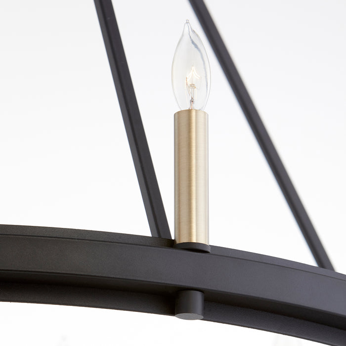 Quorum Home Quorum - 611-8-69 - Eight Light Chandelier - Textured Black