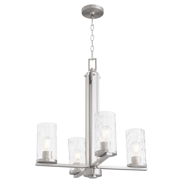 Quorum Home Quorum - 6111-4-65 - Four Light Chandelier - Satin Nickel