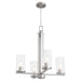 Quorum Home Quorum - 6111-4-65 - Four Light Chandelier - Satin Nickel