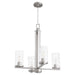 Quorum Home Quorum - 6111-4-65 - Four Light Chandelier - Satin Nickel