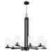 Quorum Home Quorum - 6111-8-59 - Eight Light Chandelier - Matte Black