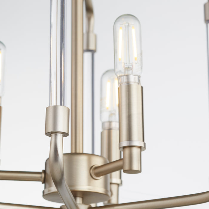 Quorum Home Quorum - 6114-3-80 - Three Light Pendant - Aged Brass