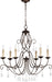 Quorum Home Quorum - 6116-6-86 - Six Light Chandelier - Oiled Bronze