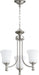 Quorum Home Quorum - 6122-3-65 - Three Light Chandelier - Satin Nickel