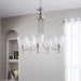 Quorum Home Quorum - 6122-5-265 - Five Light Chandelier - Satin Nickel w/ Clear/Seeded