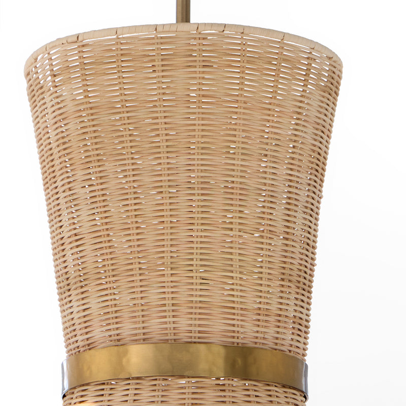 FAIRVIEW 2 Light Pendant - Brushed Brass