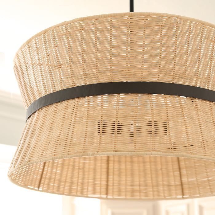 FAIRVIEW 8 Light Pendant - Matte Black